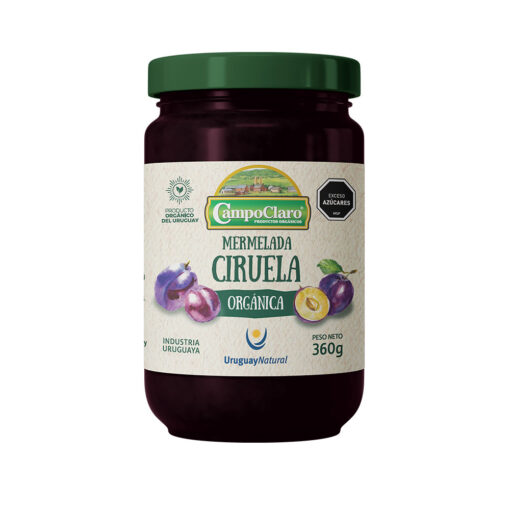 Mermelada orgánica Ciruela 360g
