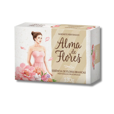 Jabón Flores Blancas 130g