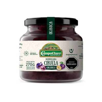 Mermelada orgánica de Ciruelas 270gr