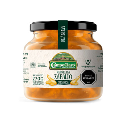 Mermelada orgánica de Zapallos 270g