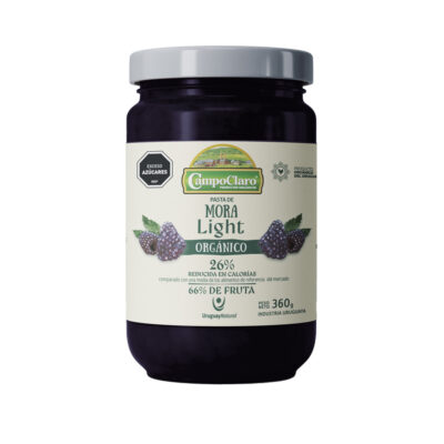 Mermelada orgánica Light Mora 360g