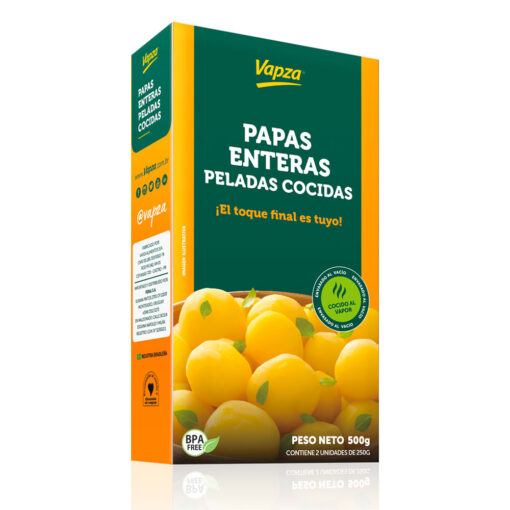 Papas Enteras Peladas 500g