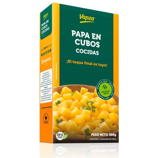 Papas en Cubos Cocidas 500g