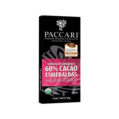 Chocolate 60% Cacao Esmeraldas