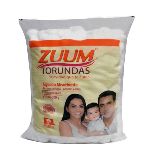 Bolitas blancas torunda Zuum 500 piezas